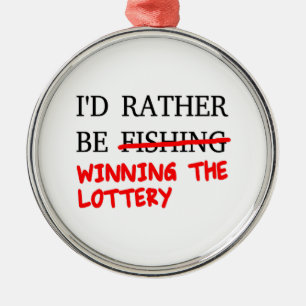 Ornamento De Metal Eu Preferencialmente De Pescar... Ganhando A Loter