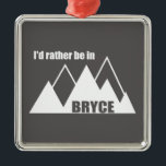 Ornamento De Metal Eu Preferencialmente Em Bryce Canyon Mountain<br><div class="desc">O Parque Nacional do Bryce Canyon,  no sul de Utah,  é conhecido por rabinos coloridos,  que são formações rochosas em forma de spire.</div>