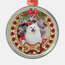 Ornamento De Metal Eu Te Dava Um Feliz Presente De Cachorro Personali