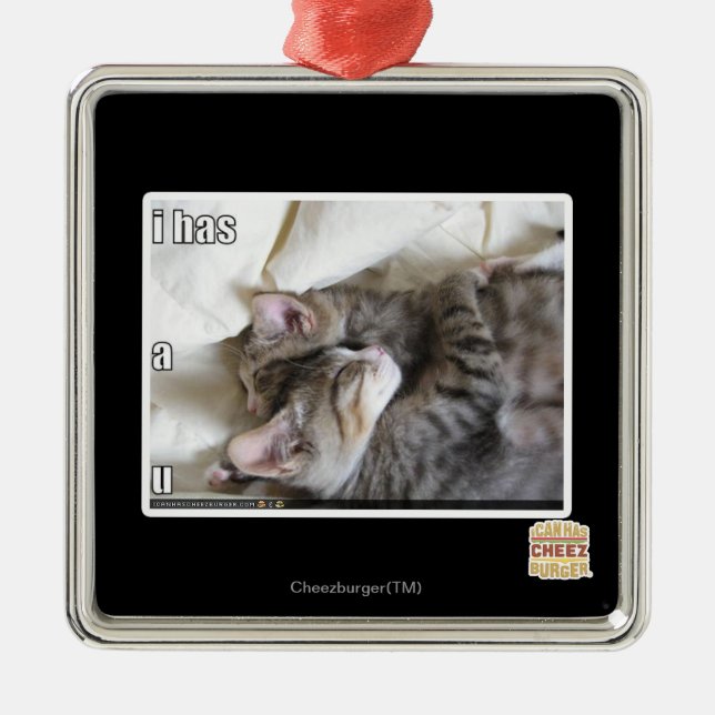 Ornamento De Metal Eu tenho um (Frente)