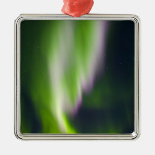 Ornamento De Metal EUA, Alasca, Chena Hot Springs. Aurora Boreal