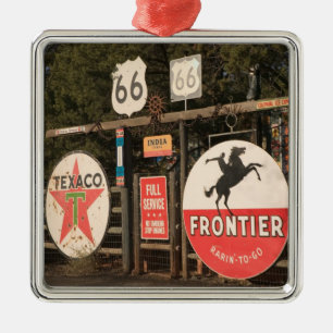 Ornamento De Metal EUA, arizona, Sedona: Sinais de propaganda antigos