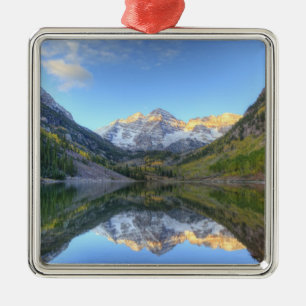 Ornamento De Metal EUA, Colorado, Maroon Bells-Snowmass