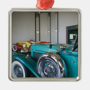 Ornamento De Metal EUA, Indiana, castanho-aloirado: