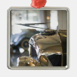 Ornamento De Metal EUA, Indiana, castanho-aloirado: