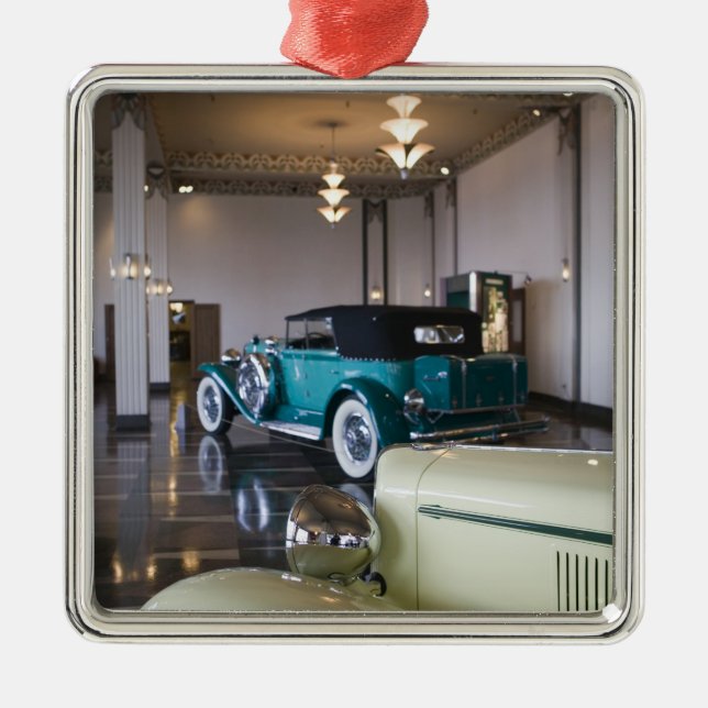 Ornamento De Metal EUA, Indiana, castanho-aloirado: (Frente)