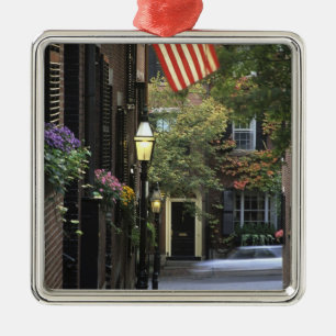 Ornamento De Metal EUA, Massachusetts, Boston, Beacon Hill.
