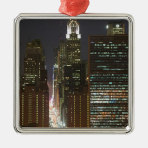 Ornamento De Metal EUA, Nova Iorque, View of Midtown with