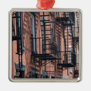 Ornamento De Metal EUA, Nova York, Cidade de Nova York, Brooklyn: Par