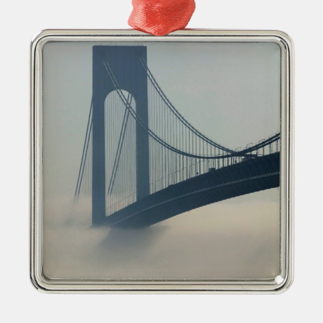 Ornamento De Metal EUA, Nova York, Nova Iorque, Staten Island: (Frente)