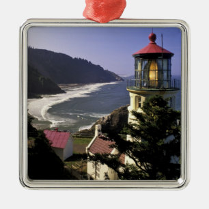 Ornamento De Metal EUA, Oregon, Florence. Farol de Heceta Head