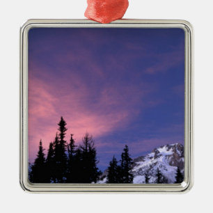 Ornamento De Metal EUA, Oregon, Monte Hood a partir de Timberline
