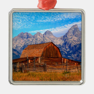 Ornamento De Metal EUA, Wyoming, Parque Nacional Grand Teton.
