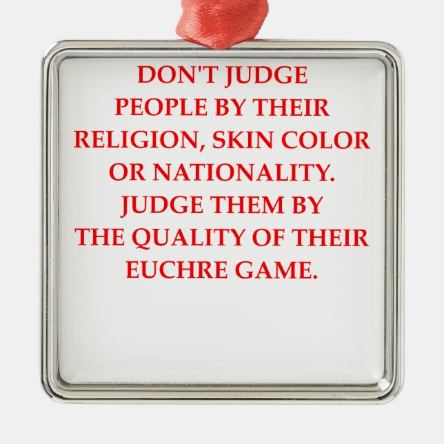 ORNAMENTO DE METAL EUCHRE (Frente)
