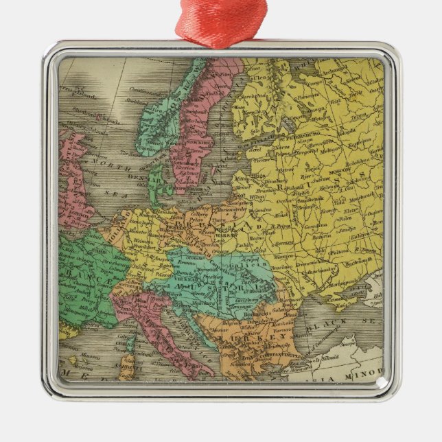 Ornamento De Metal Europa 2 (Frente)