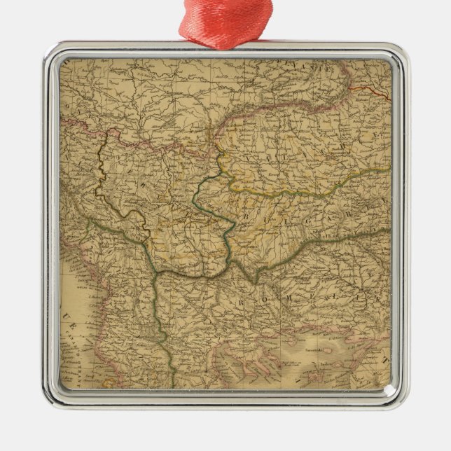 Ornamento De Metal Europa 23 (Frente)