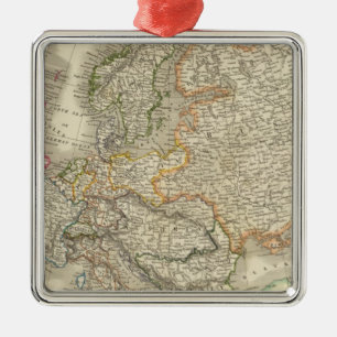 Ornamento De Metal Europa 30