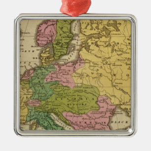 Ornamento De Metal Europa 40