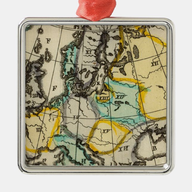 Ornamento De Metal Europa 51 (Frente)