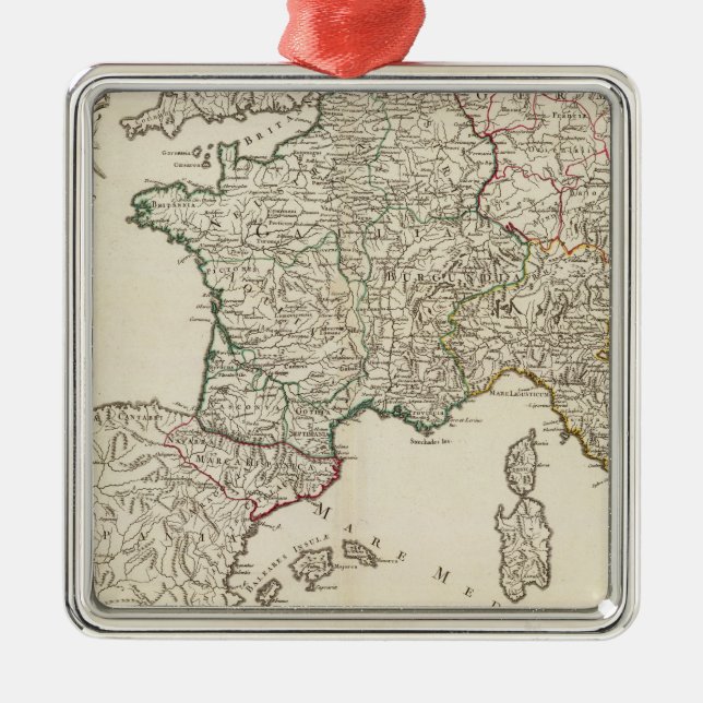 Ornamento De Metal Europa 8 (Frente)