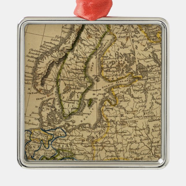 Ornamento De Metal Europa 9 (Frente)