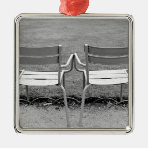 Ornamento De Metal Europa, França, Paris. Presidentes, Jardin du 2