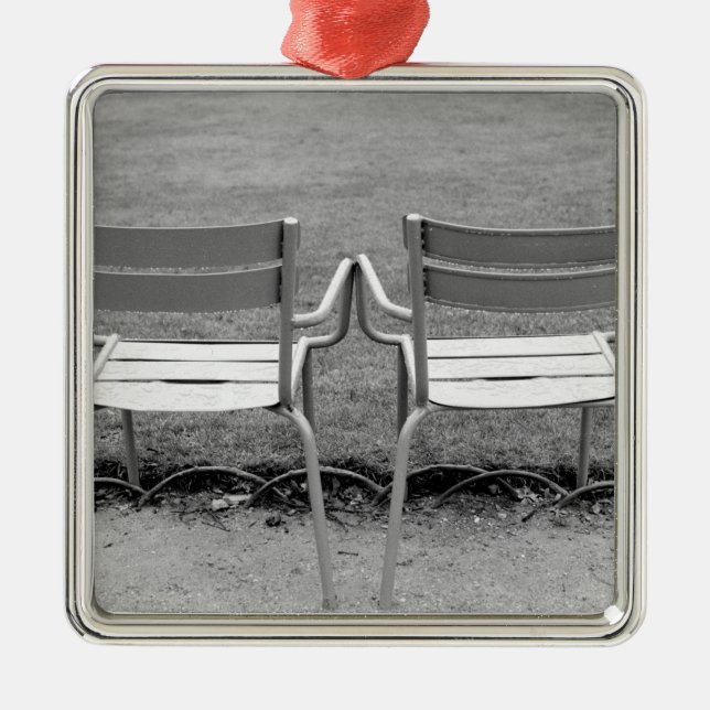 Ornamento De Metal Europa, França, Paris. Presidentes, Jardin du 2 (Frente)