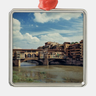 Ornamento De Metal Europa, Itália, Florença. A Ponte Vecchio