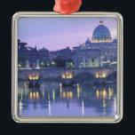 Ornamento De Metal Europa, Itália, Roma, O Vaticano. Rua. Peter's<br><div class="desc">COPYRIGHT Walter Bibikow / DanitaDelimont.com| EU16 WBI0772.jpg| Europa,  Itália,  Roma,  O Vaticano. Rua,  Peter's & Ponte Sant Angelo. Boa noite.</div>