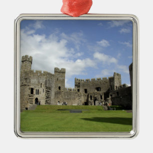 Ornamento De Metal Europa, País de Gales, Caernarfon. Castelo de Caer