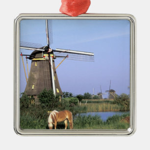 Ornamento De Metal Europa, Países Baixos, Zuid Holland, Kinderdijk. 2