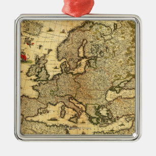 Ornamento De Metal EuropePanoramic MapEurope