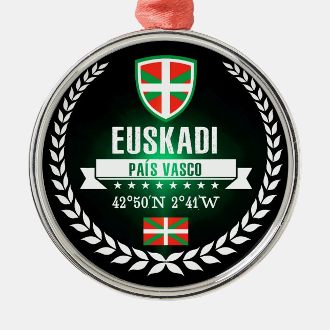 Ornamento De Metal Euskadi (Frente)