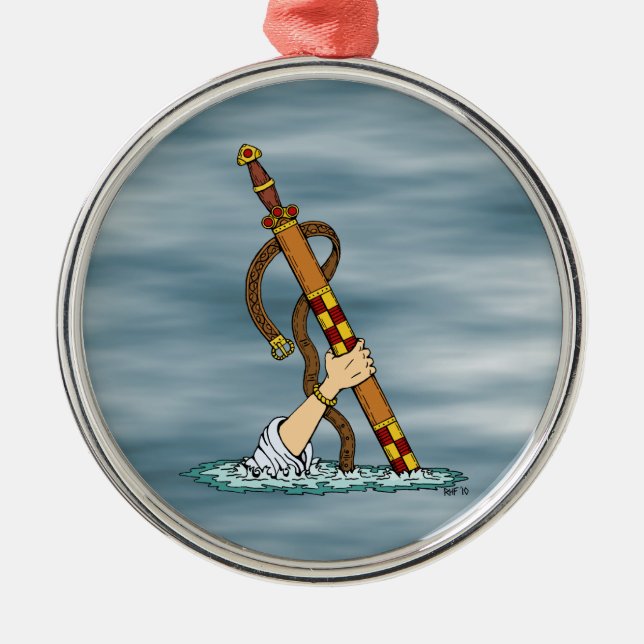 Ornamento De Metal Excalibur (Frente)