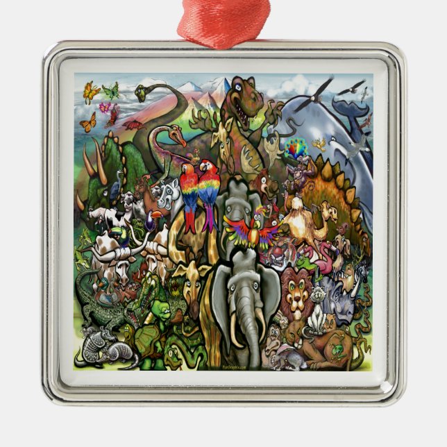 Ornamento De Metal Excelente e Pequeno (Frente)