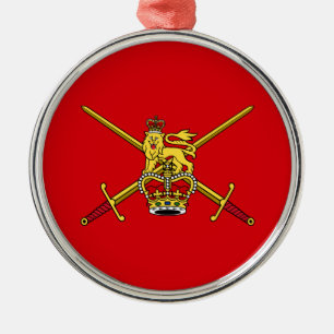 Ornamento De Metal Exército Britânico (Militar do Reino Unido)