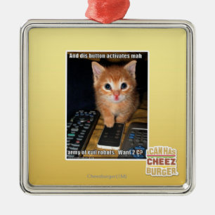 Ornamento De Metal Exército de robôs maus