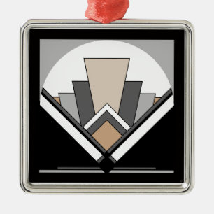 Ornamento De Metal Expressão do art deco