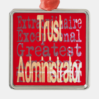 Ornamento De Metal Extraordinário do Administrador Confiante