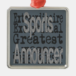 Ornamento De Metal Extraordinário do Anunciante de Esporte
