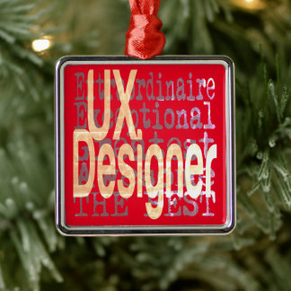 Ornamento De Metal Extraordinário do Designer UX