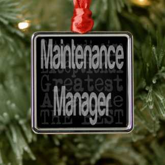 Ornamento De Metal Extraordinário do Gerenciador de Manutenção