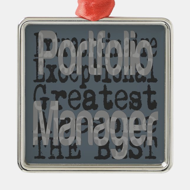 Ornamento De Metal Extraordinário do gerenciador de portfólio (Frente)