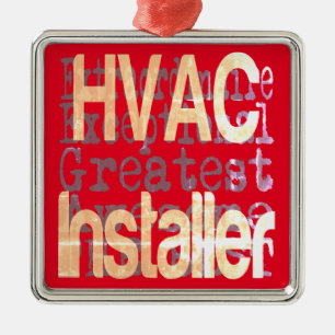 Ornamento De Metal Extraordinário do instalador HVAC