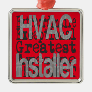 Ornamento De Metal Extraordinário do instalador HVAC