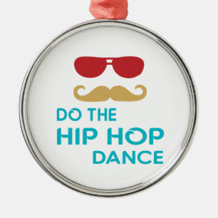 Ornamento De Metal Faça a dança de Hip Hop