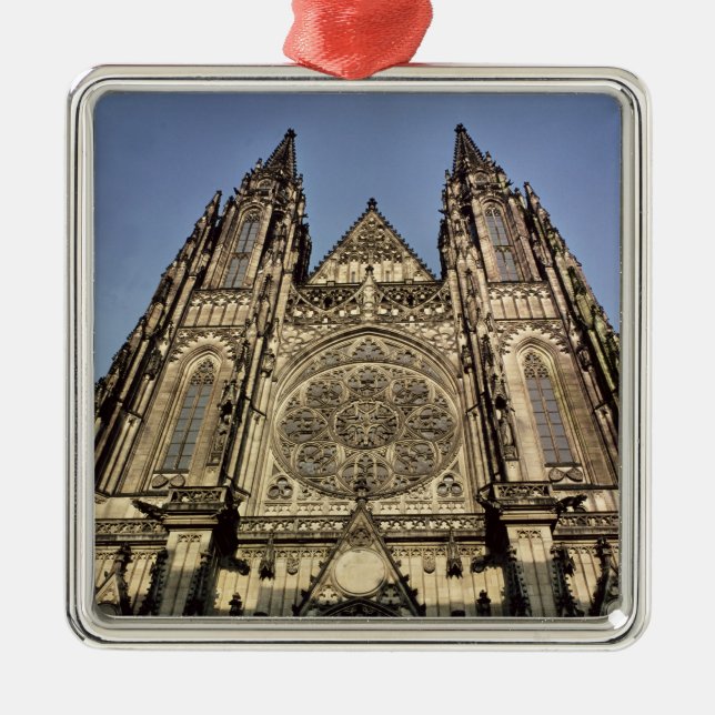 Ornamento De Metal Fachada da catedral de St. Vitus (Frente)