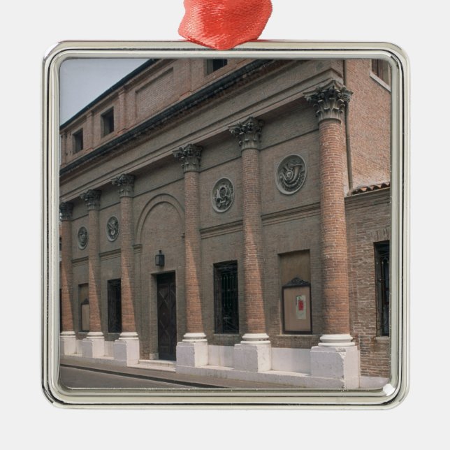 Ornamento De Metal Fachada do Teatro Accademico (foto) (Frente)