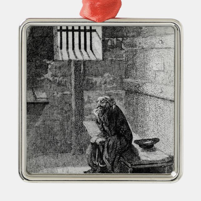 Ornamento De Metal Fagin na pilha condenada (Frente)