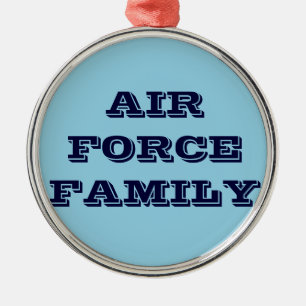 Ornamento De Metal Família Ornament Air Force